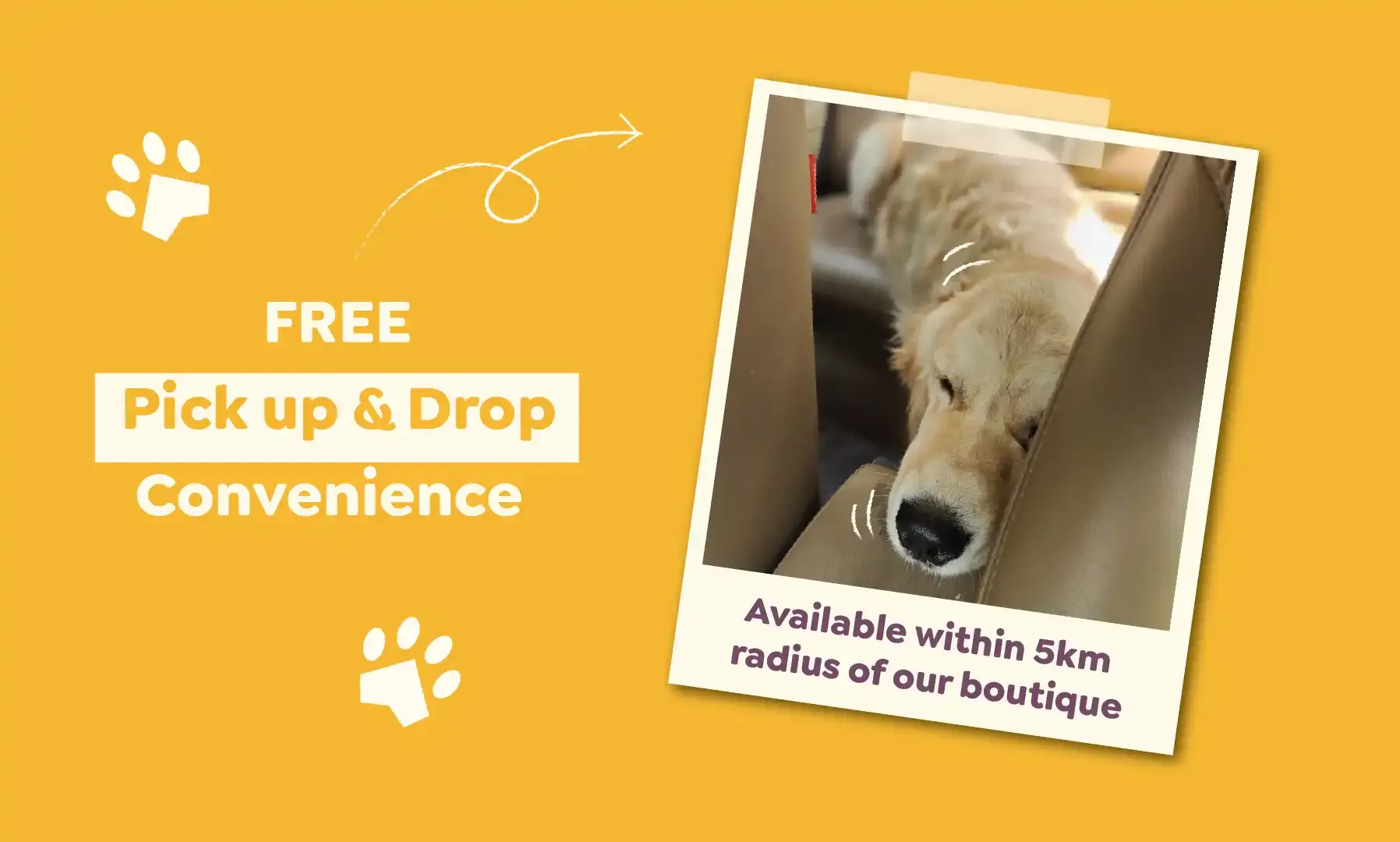 Free Pick up and Drop service available within 5kms of our center